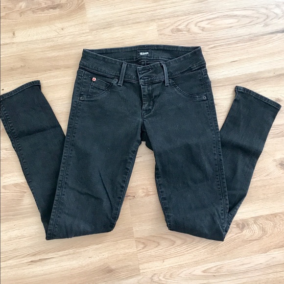Faded wash Black Denim HUDSON Denim Jeans - Picture 3 of 7